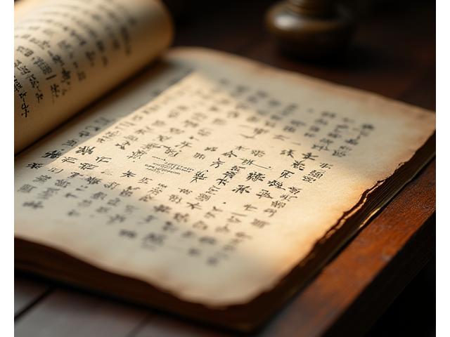 한국 전통 음악 이론 서적 또는 악보의 고문서 이미지 (Old manuscript image of Korean traditional music theory or score)